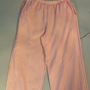 Bryn Walker 100% Linen peachy pink Pants
